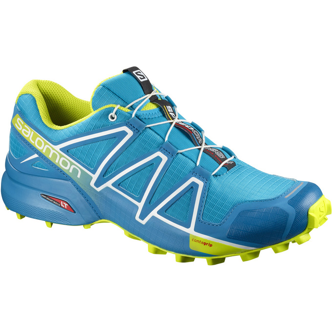 SALOMON SPEEDCROSS 4 Philippines - Men's Trail Running Shoes - Blue | 239675-VTQ